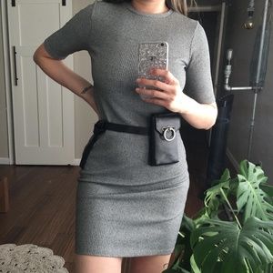 Topshop Ribbed Dress